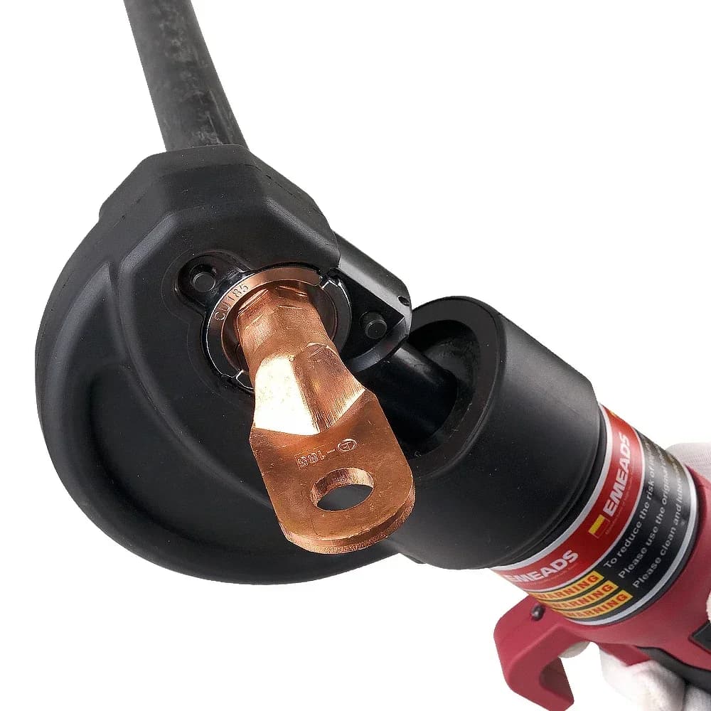 GES-400B Emeads Battery Hydraulic Cable Crimper Connector Copper Cordless Electric Crimping Tool