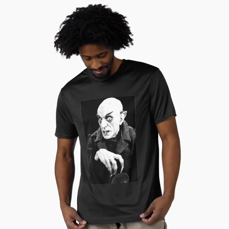 0403 Nosferatu Horror movie Scary halloween Gift t shirt Scream film Graphic clothes 100% cotton printed All size tops S-6XL