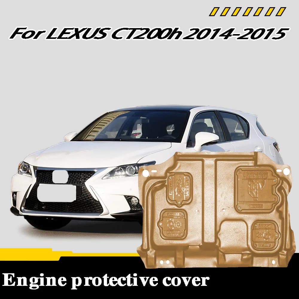Under Engine Guard Splash Shield Mud Fender Cover Plate Fender Mudguard Protector For LEXUS CT200h 2014-2015 1.8L