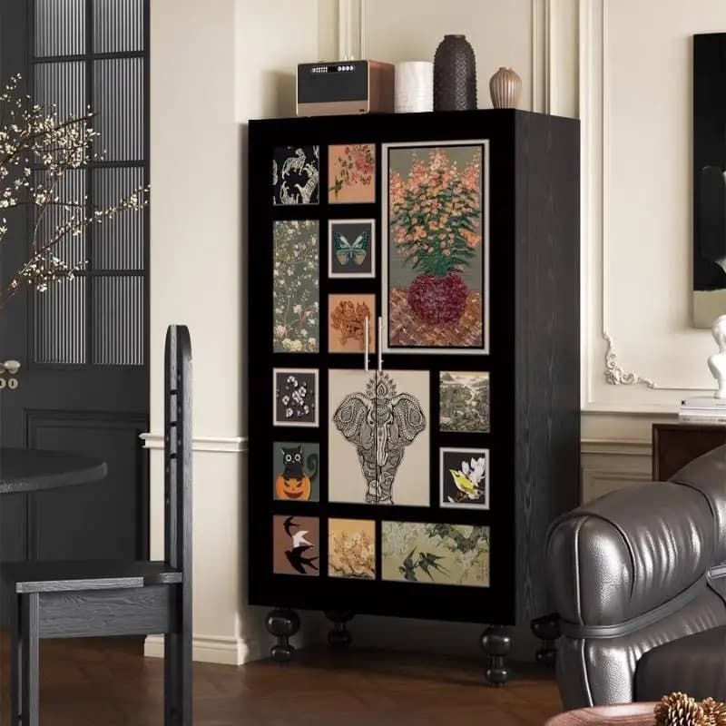 Nordic Railings Wardrobes Vintage Room Modern Cute Wooden Cabinet Wardrobes Cupboard Lounges Armario De Ropa Furniture For Home