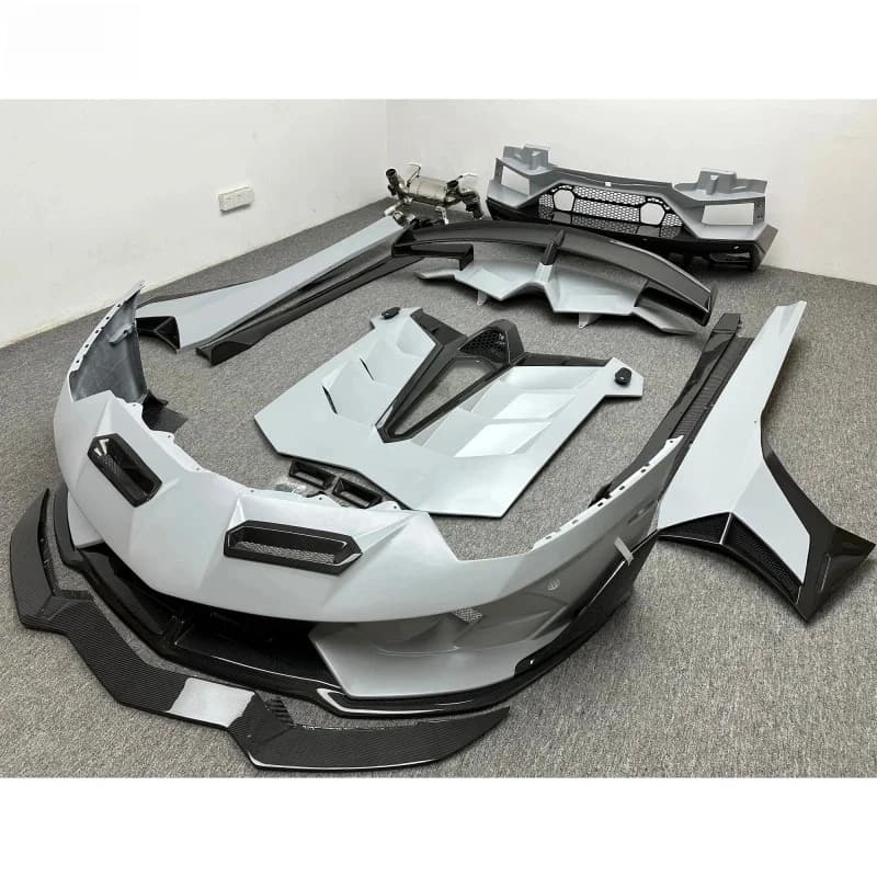 ThrustWorks Style Half Dry Body Kits LP0 Carbon Hood Front Bumper Rear Spoi Durle