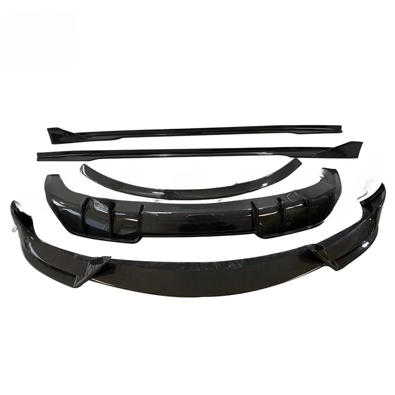 High Quality AD Style Real Carbon Fiber Body Kit Fit For Model 3 Front Lip Side Skirt Rear Diffuser Spoiler Exterior Upgrade
