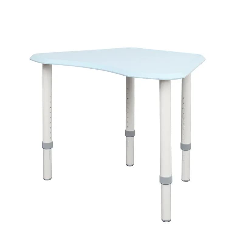 Hexagonal training table and chair combination trapezoidal