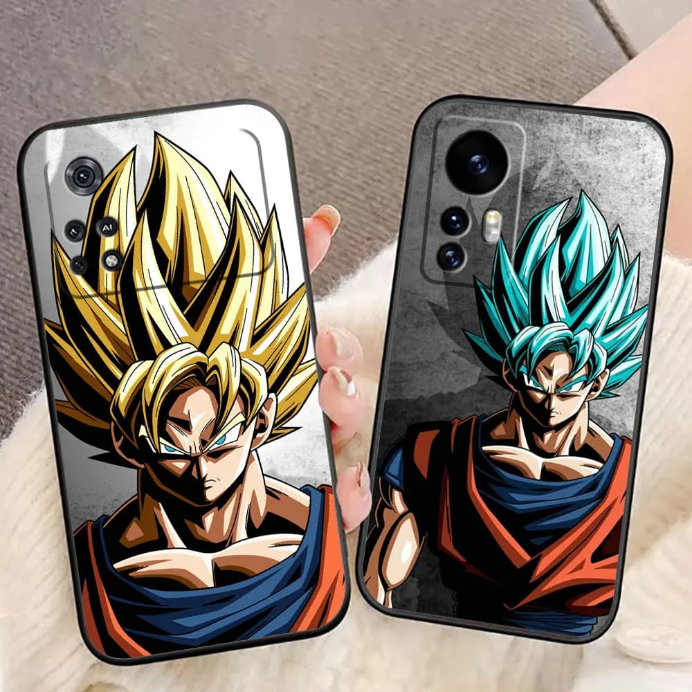 D-Dragon Ball Sun Goku Phone Case For Xiaomi 15 15T 14T 13 12T 11 11T POCO F8 F7 F6 F5 X8 X7 X5 M6 M7 PRO Case Funda Shell Cover