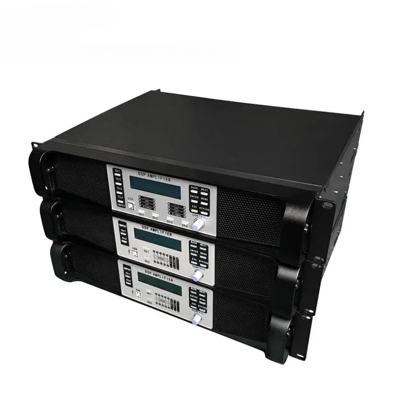 4-Channel 10000W DSP Subwoofer Power Amplifier Professional Audio Video & Lighting Model DSP-10KQ