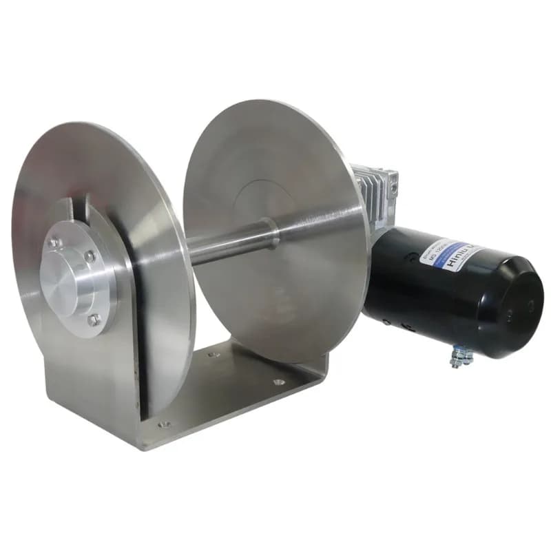 316L stainless steel horizontal winch suitable for vessels from 6 to 18 meters