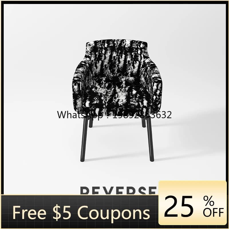 Light Luxury Rotatable High-end Dining Chair Home Restaurant Premium Leisure Chair Desk Office Negotiation Chair
