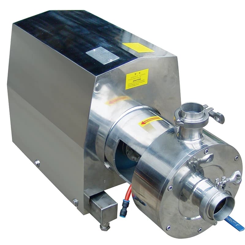 In-line factory price high shear homogenizer emulsifier/mixer/pump,for food and cosmetic fields, high capacity, simple operation