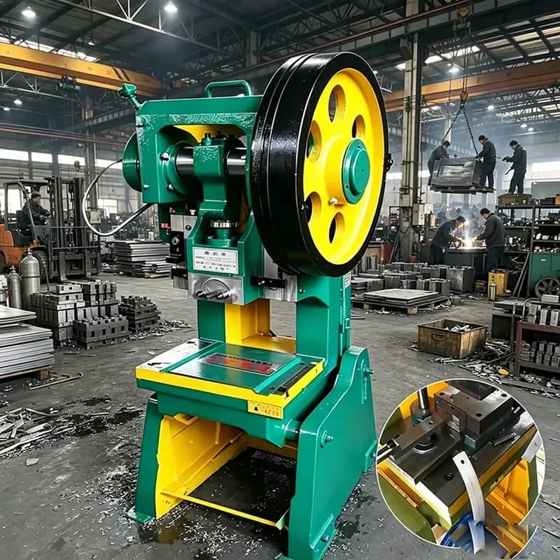 CE Certification Heavy Equipment Mechanical Punching Press 250KN Open Type Automatic Metal Sheet Stamping Punching Machine