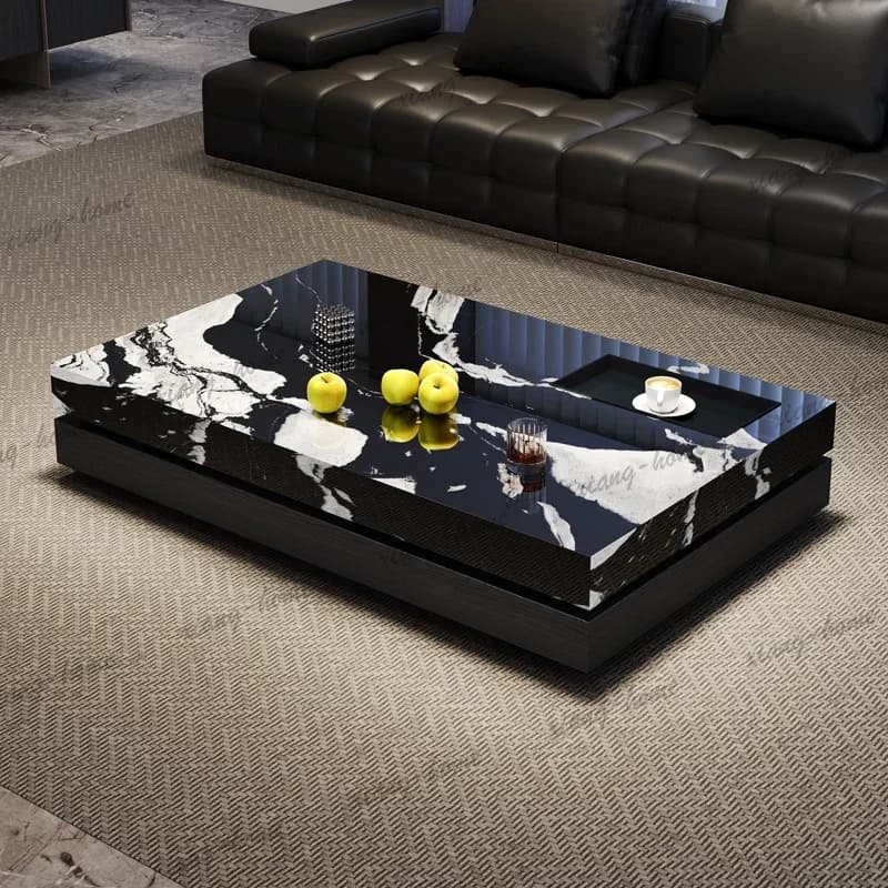 Factory Direct Japanese Decoration Coffee Tables Black Beige White Designer Coffee Tables Modern Nordic Luxury Couchtisch Living