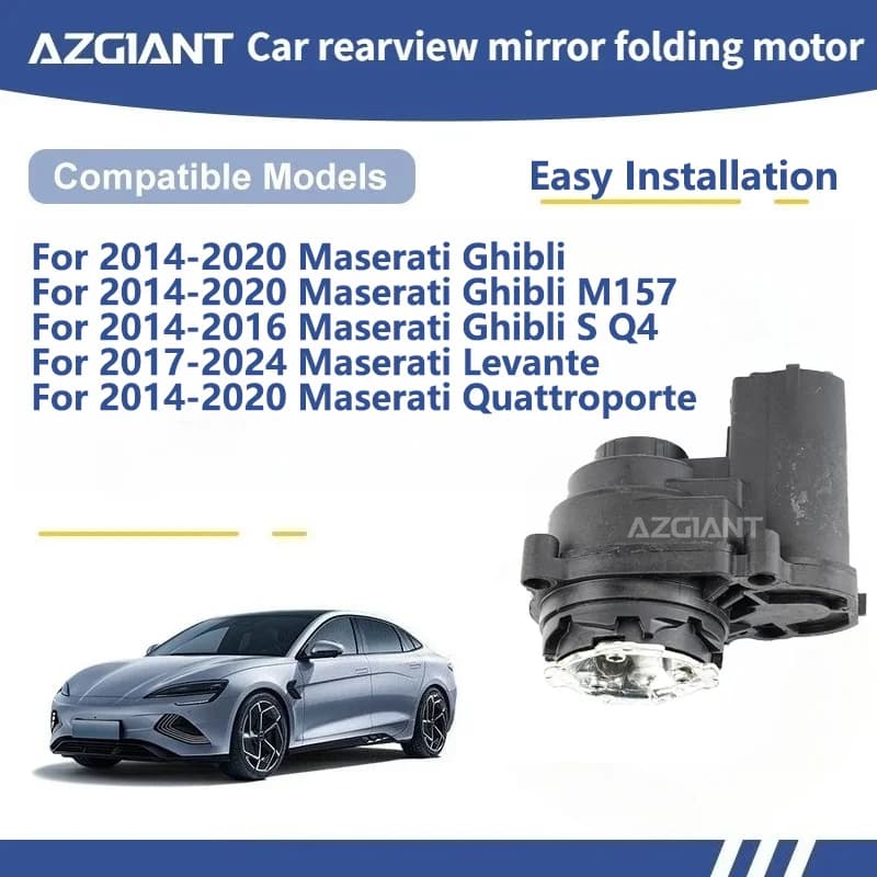 AZGIANT For Maserati Ghibli/Ghibli M157/Ghibli S Q4/Levante/Quattroporte Car Wing Mirror Authentic Folding Motor Power Assembly