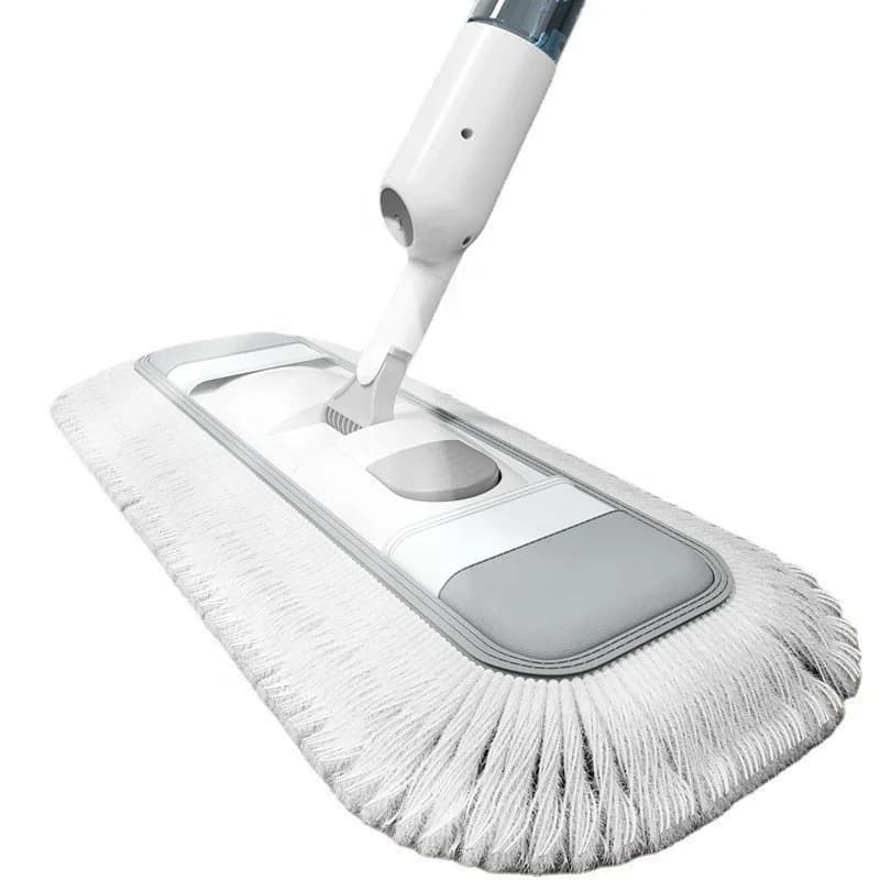 Dual-purpose large flat mop, industrial cleaner wet and dry belt comfortable handle
