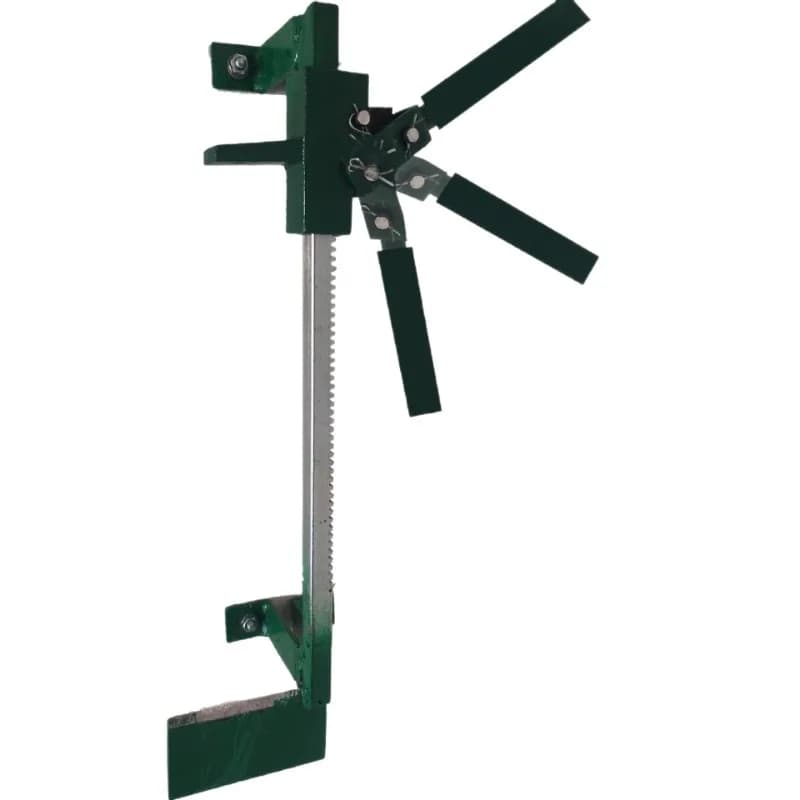Manual wall-mounted wood splitter, for fireplaces, household wood splitter
