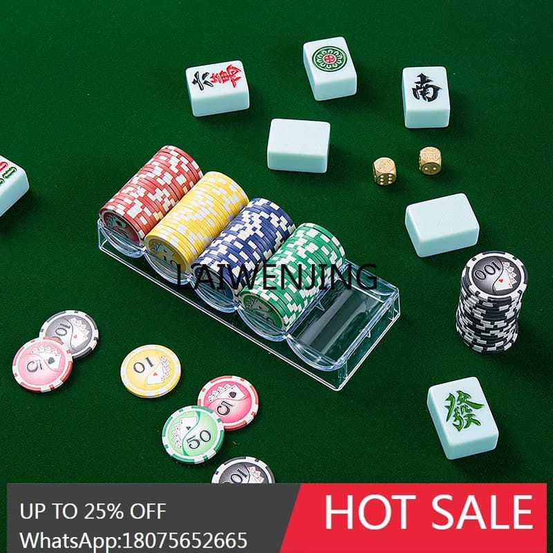 high-end chip coin mahjong chess and card game reward box