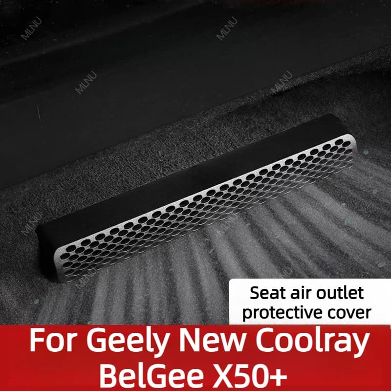 Under Seat Air Vent Guard For Geely New Coolray BelGee X50+ 2026 2025 Accessories ABS Dust-Proof Anti-Clog Kick-Safe Anti-Aging