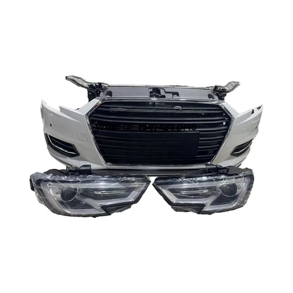 For  A3 front mouth, front bumper, grille, headlights, tank cover, fenders, front nose assembly 2016-2018