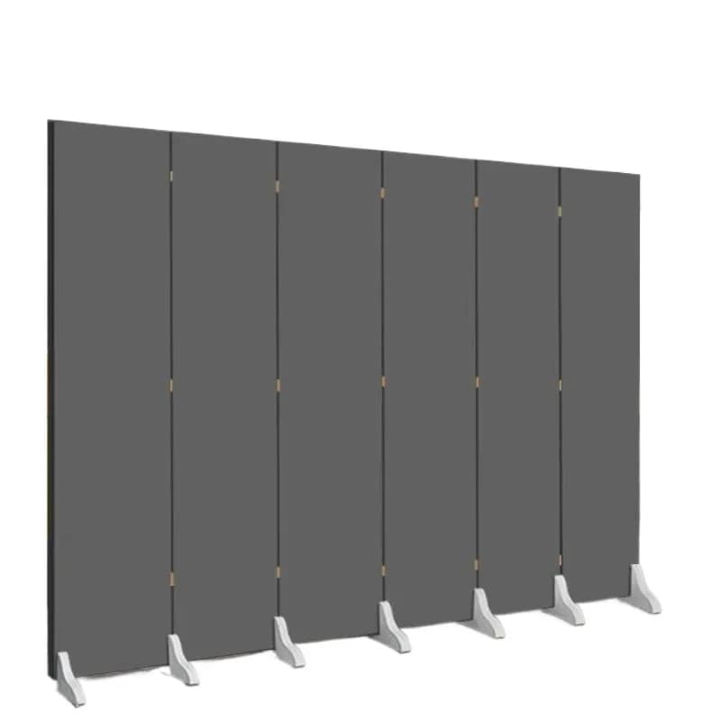 Pure white screen partition living room block simple modern door company, office mobile folding Nordic