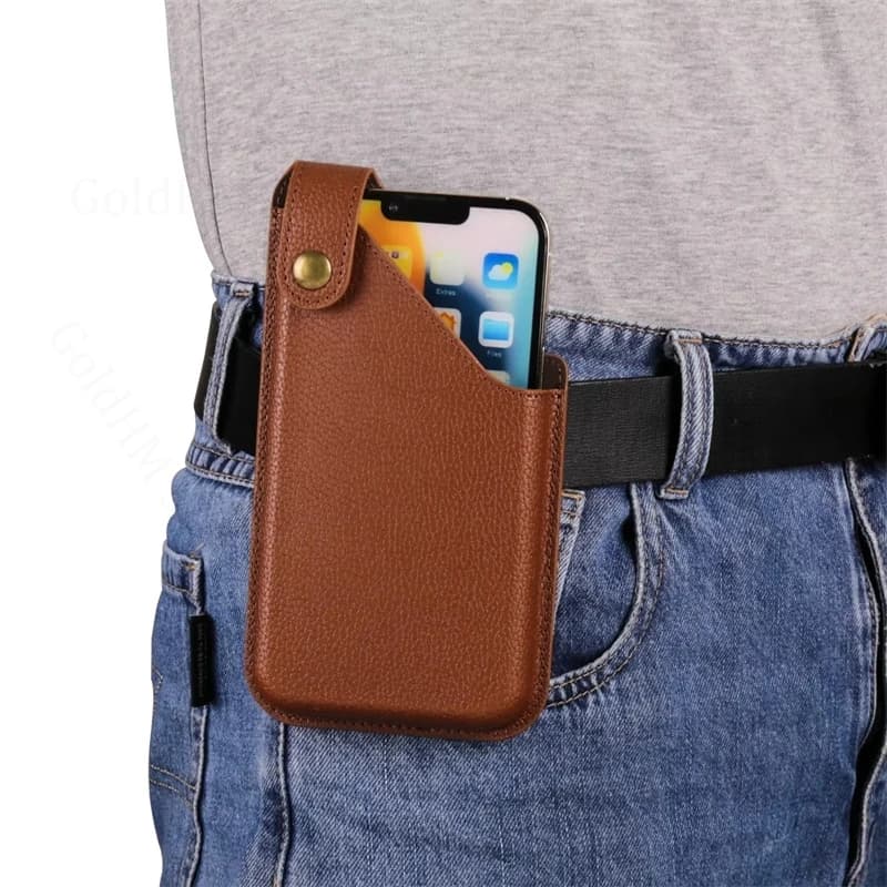 For Xiaomi 18 Pro Max Leather Phone Bag Case For Xiaomi 17T Pro 15T 15 Ultra 15S Mi 17 Pro Max Vertical Waist Holster Belt Pouch
