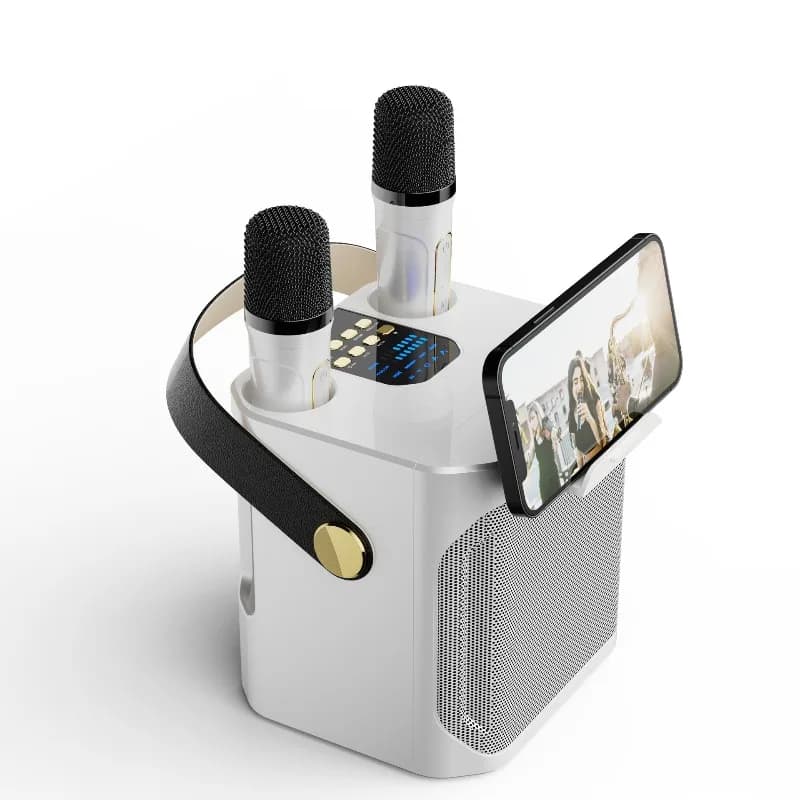 Bluetooth speakers, outdoor singing speakers, high-volume home dual-microphone speakers