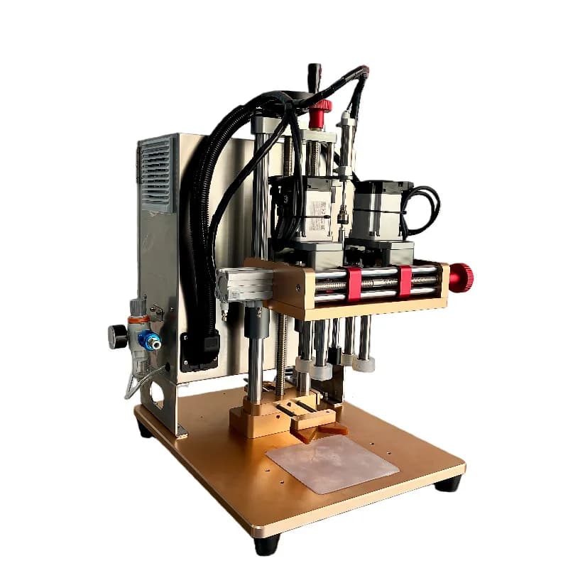 Desktop laundry detergent bottle cap screwing machine, semi-automatic servo cap screwing machine