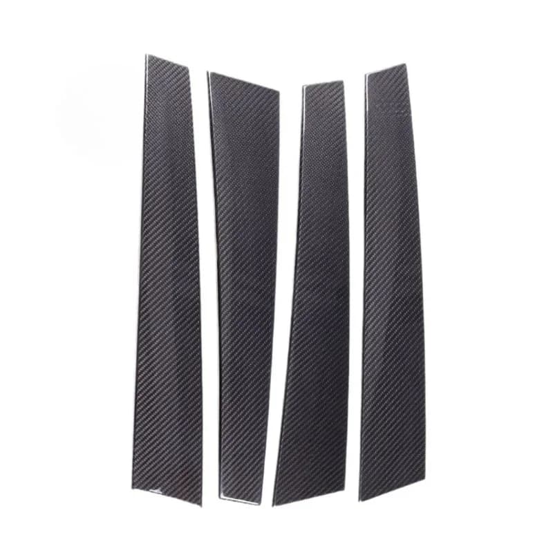 For Maserati Grecale Real Dry Carbon Fiber 2022-2023 Exterior Center Pillar Trim Strip Decoration Modification Accessories