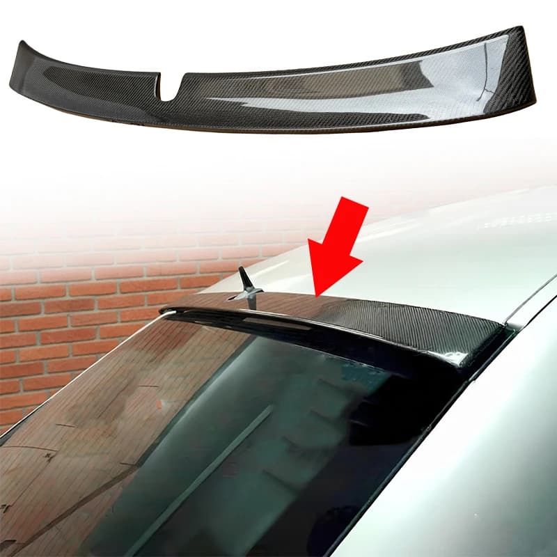 Roof Spoiler Wings For 2004 2005 2006 2007 2008 2009 2010 Mercedes Benz W219 CLS350 CLS500 CLS55 AMG Rear Trunk Boot Lip Auto