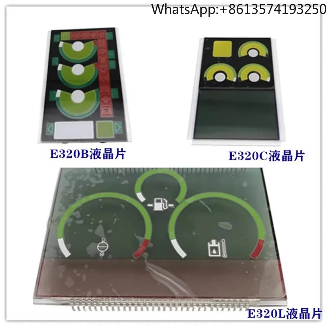 Applicable to Caterpillar E320B E320C E320L LCD Display Glass for Excavator Aftermarket Heavy Equipment Part