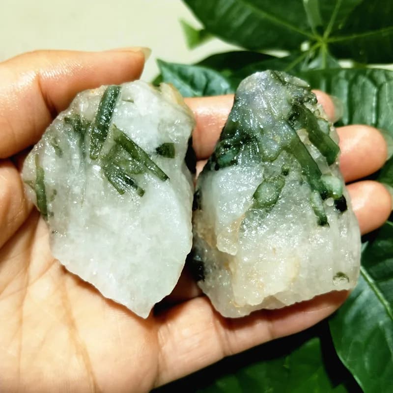 Natural Stones Watermelon Verdelite Mineral Specimen Gems Meditation Healing Energy Exorcism Feng Shui Crystal Home Decortion