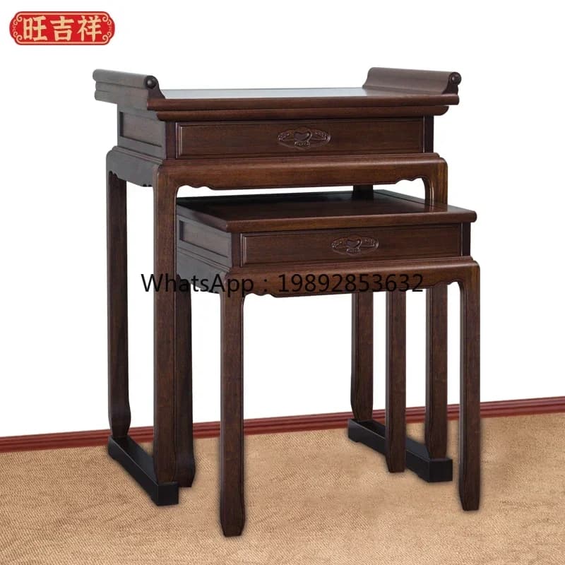 solid wood offering table incense table modern simple small tribute table casket offering