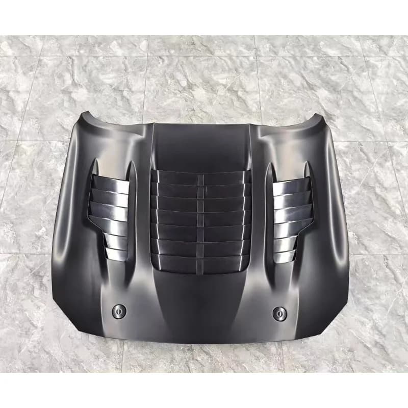 High Quality KR‑Style Upgrade Aluminum Engine Hood, Auto Part Fit Mustang 2018‑2023