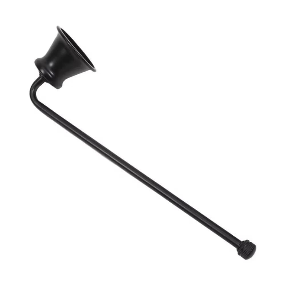 Vintage Bell-shape Candle Snuffer Gold/Black/Silver Metal  18cm Handle Wick Cover SPA Hotel