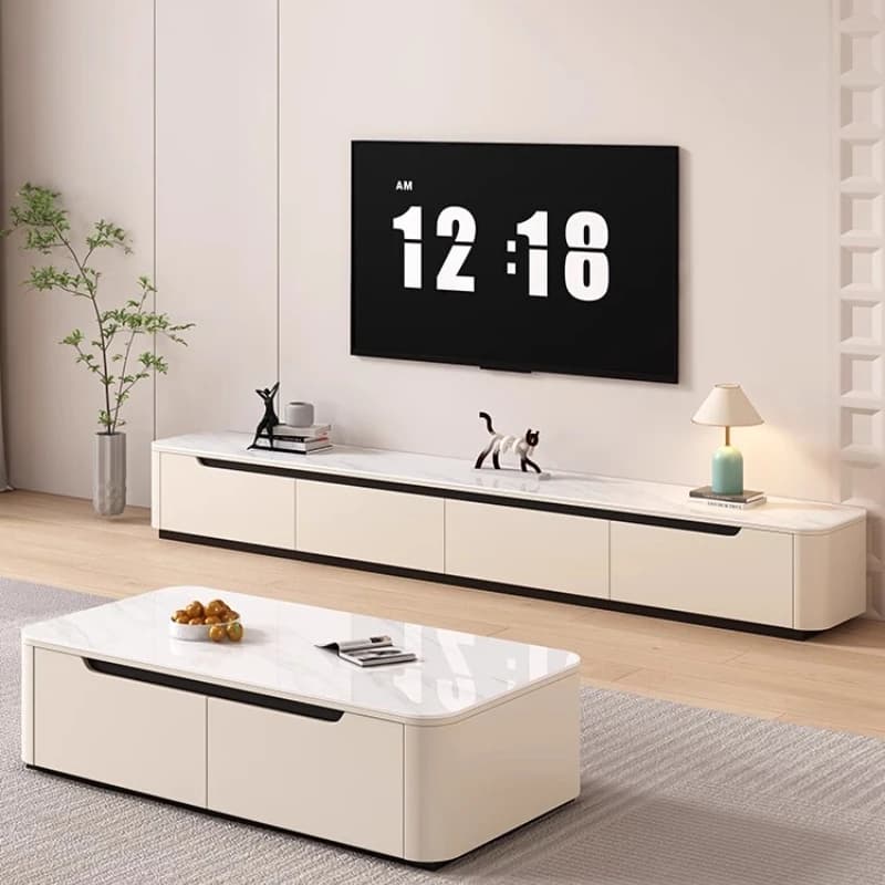 Simple Modern Tv Stand Cabinet White Storage Design Living Room Tv Stand Shelf Drawers Mobili Soggiorno Moderni Home Furniture