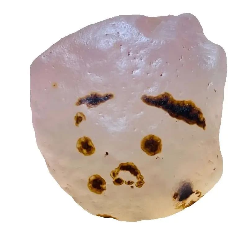 Rare Mongolia Gobi Agate Rough Stone Natural Grass Flower Pattern Translucent Mineral Specimen Unique Collectible Decoration