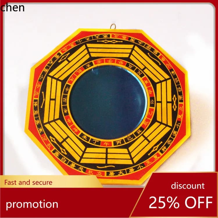 Cz1 wooden bagua mirror concave-convex mirror stainless steel mirror supplies home decor wooden