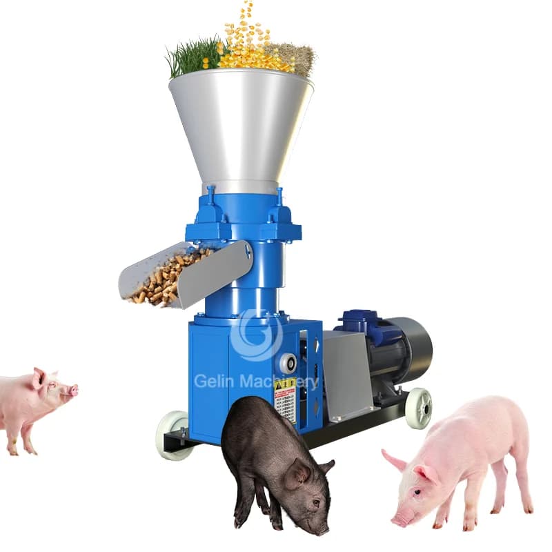 Brand New High Productivity 300 Type Iron Livestock Feed Pellets Making Machine 1 Ton Capacity For Farm And Feed Processing 380V