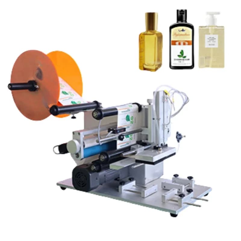 Electric Motor Table-Top Labeling Machine for Flat/Square Bottles with High Productivity