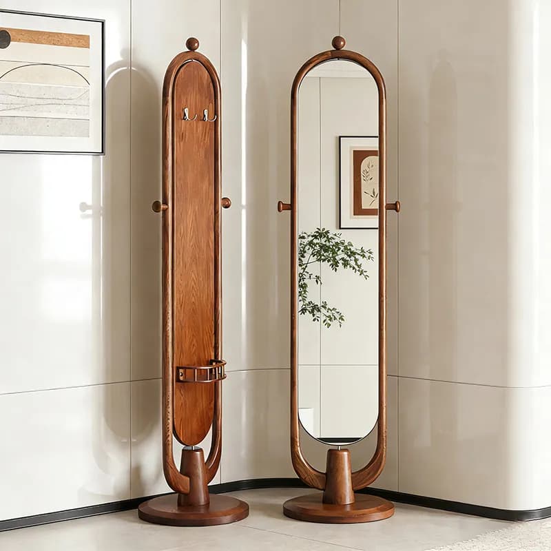 Floor Modern Mirror Wooden Cosmetics Funky Nordic Aesthetic Full Body Standing Mirror Vanity Decoration Espelhos Home Products