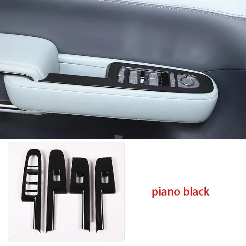 Window Lift Switch Bezel Frame Power Window Control Panel Trim Sticker Car Gadgets For BYD Equation Leopard 5 Denza B5 2023-2026