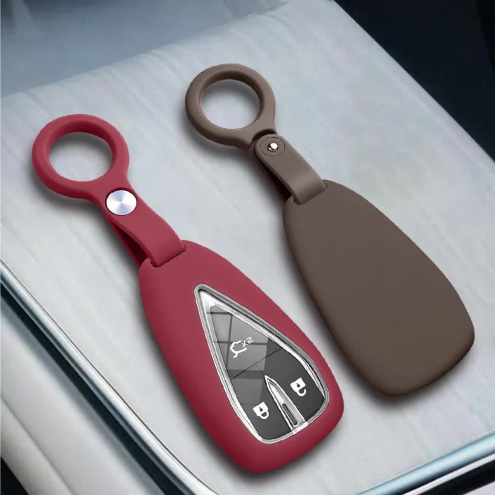 For Deepal SL03 S07 L07 S05  CS75 Plus CS55 Plus UNI-T Car Key Case Cover Liquid Silicone Remote Fob Protector Shell