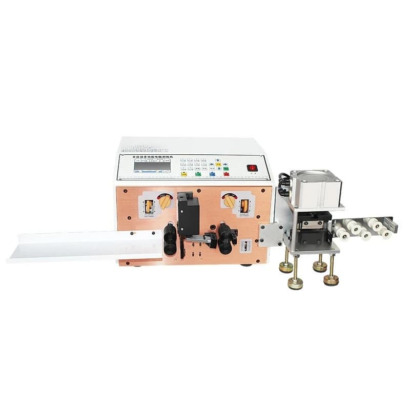 Automatic blue and white wire stripping machine, cutting and breaking machine