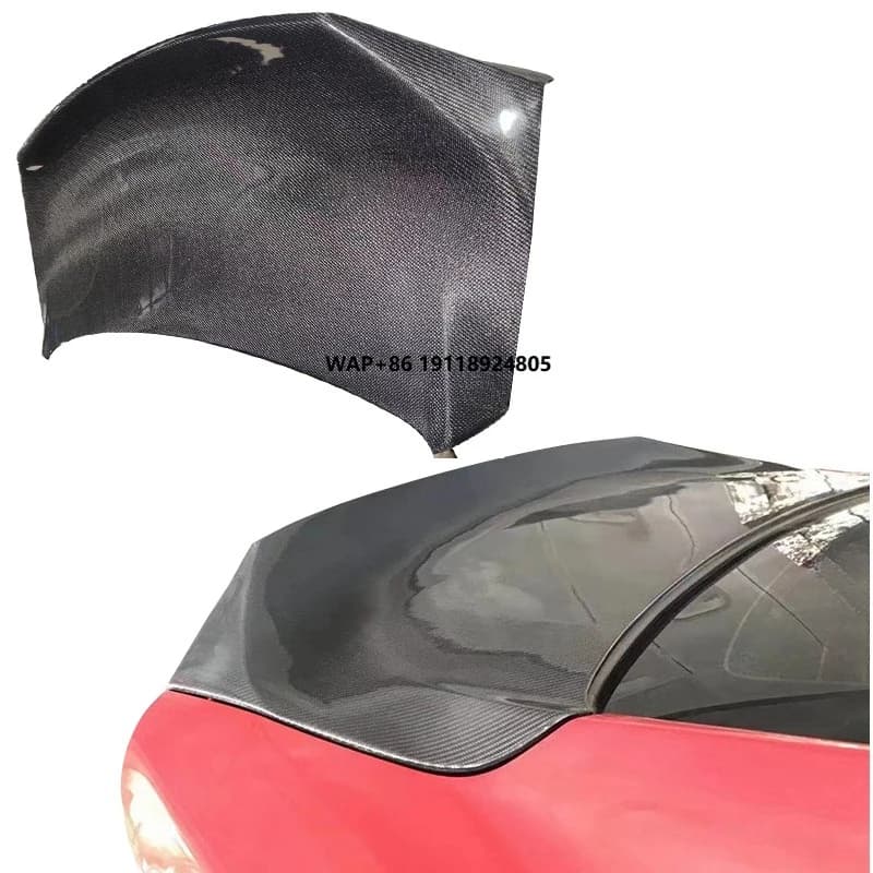 High Quality Carbon Fiber Rear Trunk Deckbill Boot with Spoiler for Gen 6