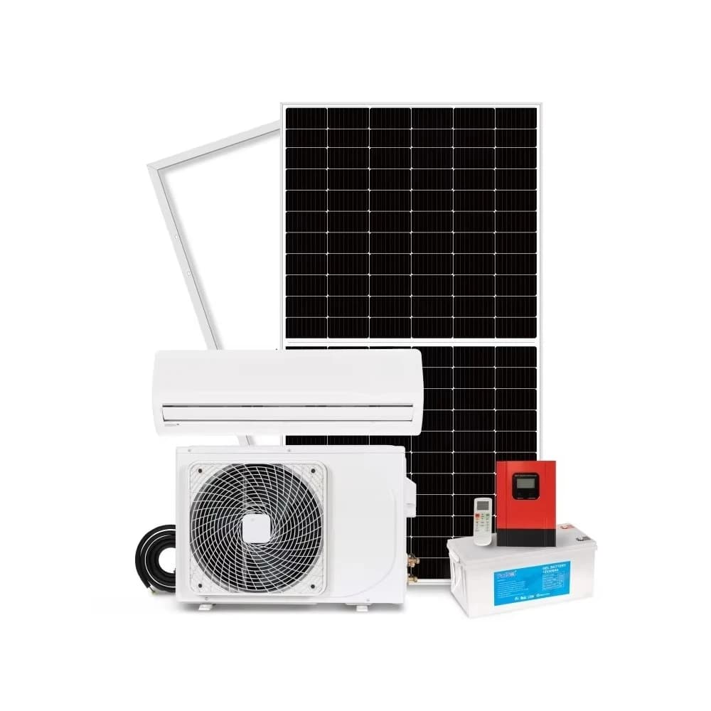 18000Btu Solar Power Off Grid DC Mini Split Air Conditioner Solar Air Conditioner for Homes House Villa Apartment