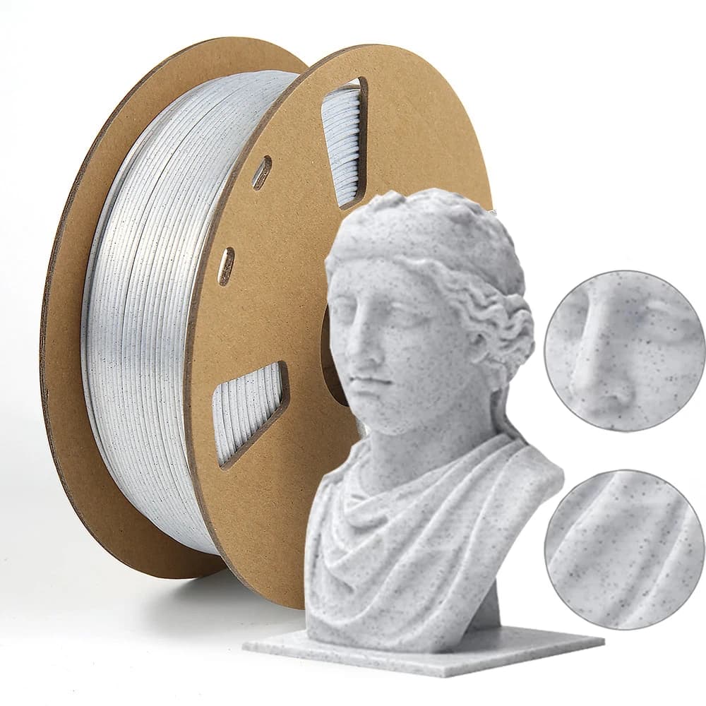 Marble Filament  PLA 1.75mm High Quality 1kg/spool High Speed 3d Printer Filament Marble Like Filament for 3d Printer Use