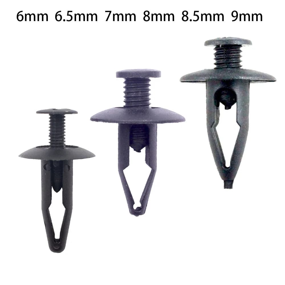20Pcs Car Expansion Clamp Fits Push in 6mm 6.5mm 7mm 8mm 8.5mm 9mm Hole Panel Trim Retainer Clips Fastener
