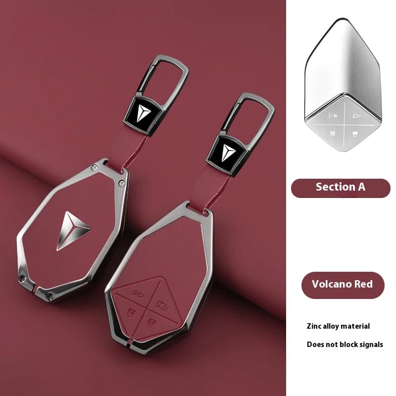 For Changan Deepal SL03 S7 2023 2024 Zinc Alloy Car Remote Key Fob Case Cover Holder Shell Keychain Protective Auto Accessories