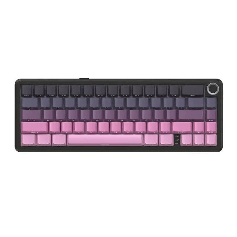 Wireless keyboard 60% layout full key hot swap conflict free macro definition three mode mechanical keyboard