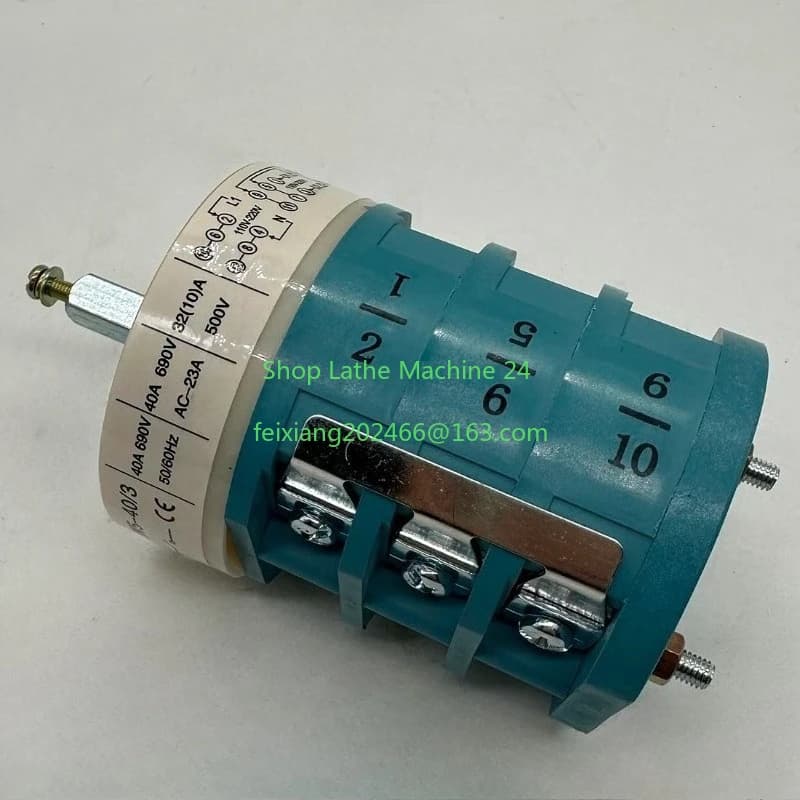 1PC Tire Machine Accessory Tire Removal Machine Switch Tire Picker Reverse Switch 40A Blue