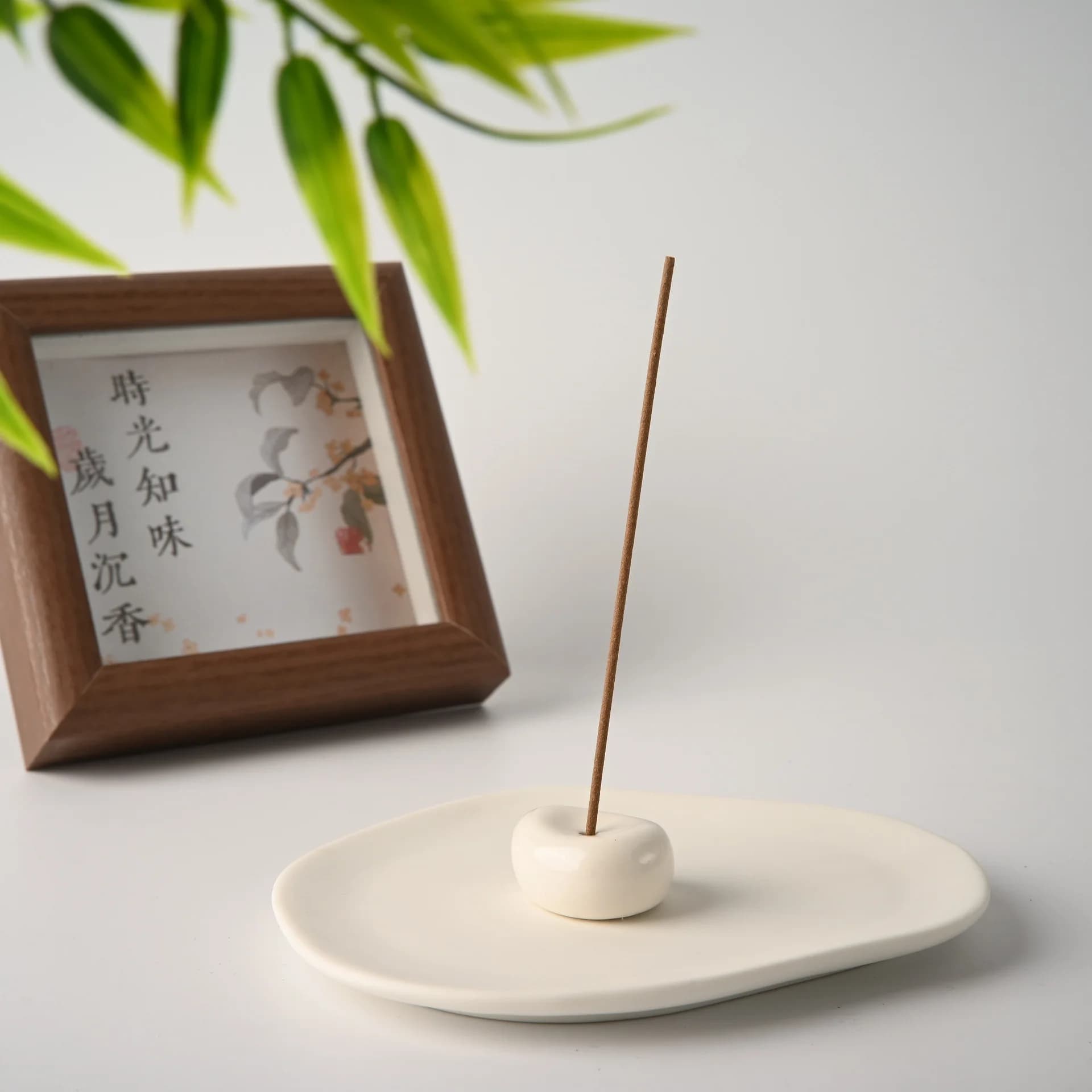 Soporte  Aroma  cerámica, soporte  incienso para casa  té, quemador  incienso, adorno, difusor  caña minimalista, so
