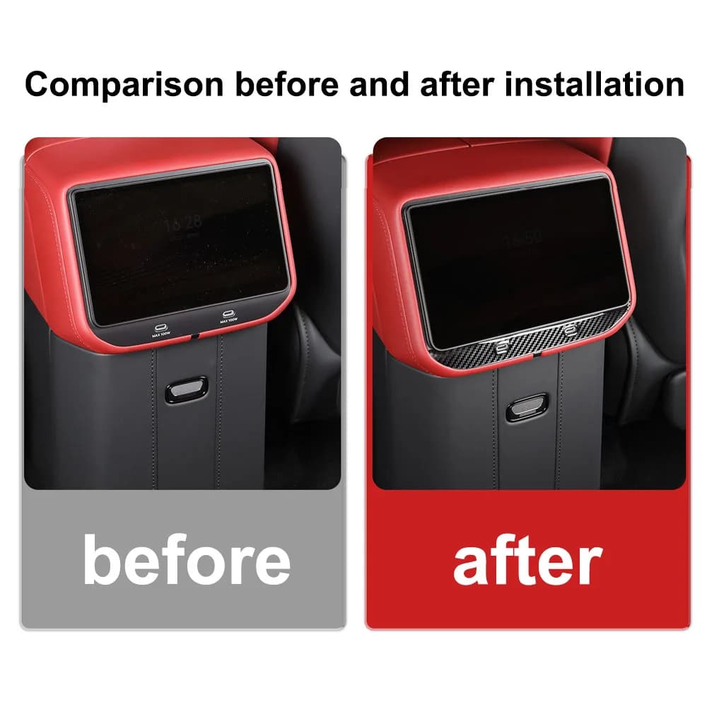 Fit For GEELY ZEEKR 8X 2026 2027 Five Seater Version Rear Type-C Decorative Stickers Car Modification Supplies Protective Tape