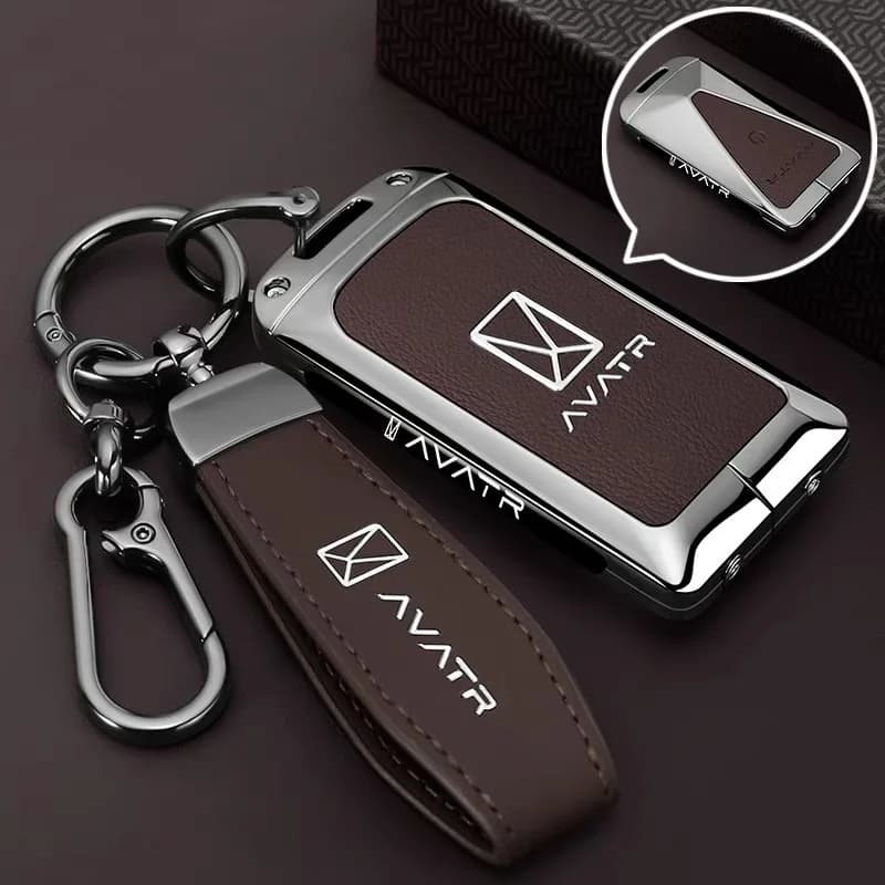 Protective Zinc Alloy Key Cover Case for Avatr 11/12/06/07/Pro/Max (2025 Range Extender) - Key Fob Shell Keybag Keychain